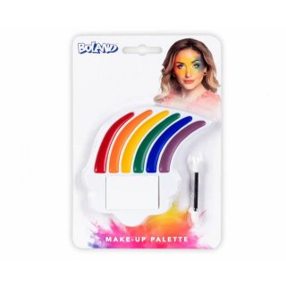 Sada make-up palety duha 6 barev, barvy na obličej (zn. Boland)