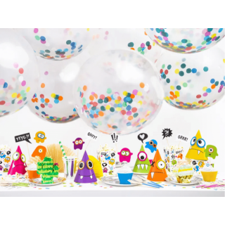 Papírové kelímky, stříbrné, 220ml, set 6ks (zn. PartyDeco)