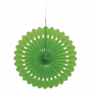 Rozeta dekorační, limetově zelená, průměr 40.5cm (zn. UNIQUE)