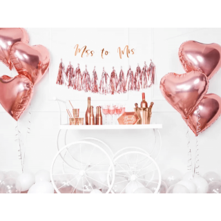 Papírové kelímky SHE SAID YES!, rosegold, 220ml, set 6ks (zn. PartyDeco)