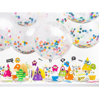Papírové talířky, stříbrná barva, 18cm, set 6ks (zn. PartyDeco)