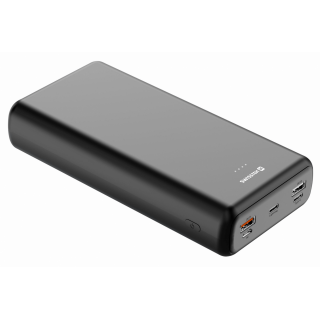 Powerbanka POWERLINE 30 000 mAh, 20W, černá (zn. SWISSTEN)