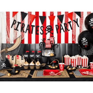 Zápich do dortu / cupcake - Pirátská párty, set 5ks (zn. PartyDeco)