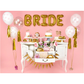 Girlanda se střapci, 0.3x1.5m, zlatá barva (zn. PartyDeco)