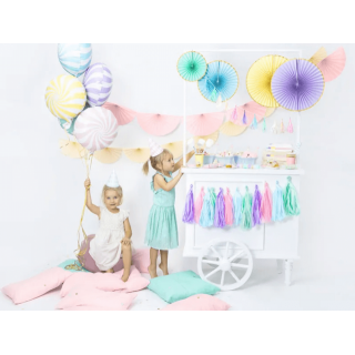 Girlanda se střapci, 0.3x1.5m, mix barev (zn. PartyDeco)