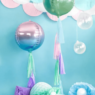 Girlanda se střapci, 0.3x1.5m, mix barev (zn. PartyDeco)