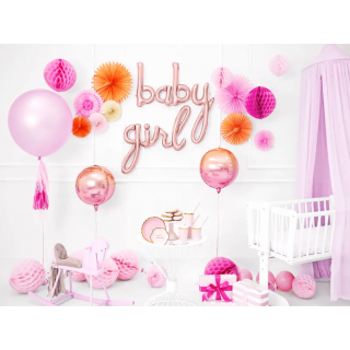 Girlanda se střapci, 0.3x1.5m, růžový mix (zn. PartyDeco)