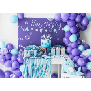 Ubrousky Mořský svět, růžové mušle, set 20ks (zn. PartyDeco)