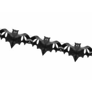 Halloweenská girlanda Netopýři, délka 4m (zn. PartyDeco)
