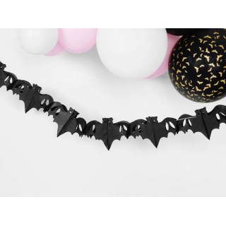 Halloweenská girlanda Netopýři, délka 4m (zn. PartyDeco)