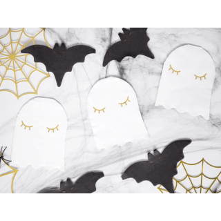 Halloweenské ubrousky Duch, set 20 ks (zn. PartyDeco)