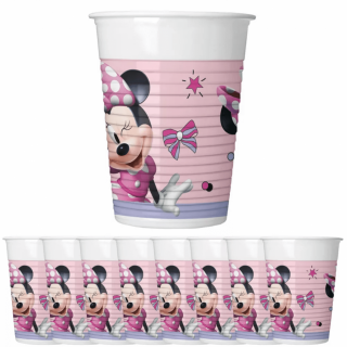 Plastové kelímky Minnie Mouse Disney, 200ml, set 8ks (zn. Procos)