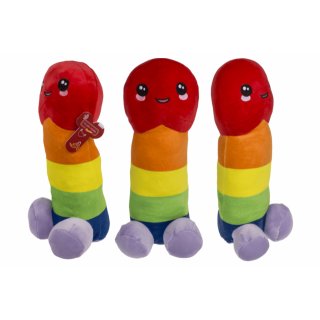Plyšový Pindík Rainbow 30 cm - Duhová zábava pro každou příležitost (zn. OutOfTheBlue)