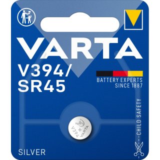 VARTA speciální baterie s oxidem stříbra V394/SR45, 1ks