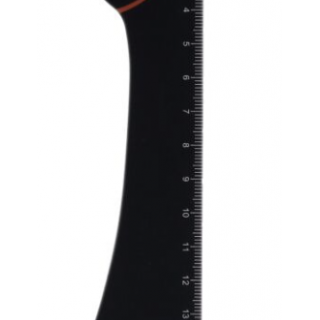 Pravítko dřevěné, délka 15 cm - motiv Kočka (zn. WIKY)