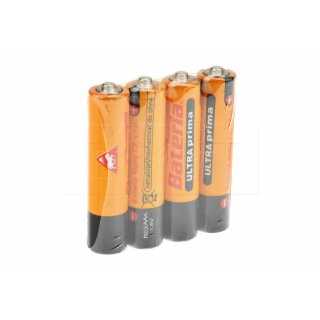 Jednorázové baterie 1.5V AAA, set 4ks (R03) (zn. BATERIA)