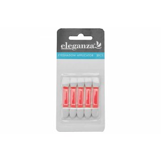 Aplikátor očních stínů - červená barva, set 5ks (zn. Eleganza)