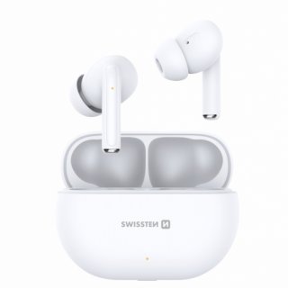SWISSTEN Bluetooth TWS sluchátka proTUNE, bílé