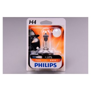 Autožárovka Philips Vision 12342PRB1 H4 P43T-38 12V 60/55W s homologací