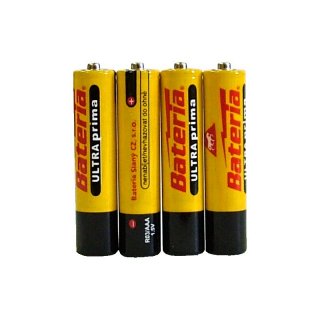 Jednorázové baterie 1.5V AAA, set 4ks (R03) (zn. BATERIA)
