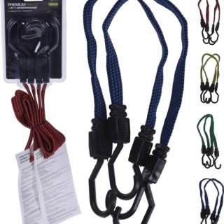 Elastické popruhy k upevnění zavazadel, délka 100cm, modrá barva, set 2ks (zn. PremiumParts)