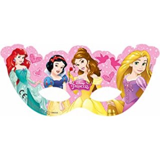 Papírová maska Disney Princezny, set 6ks (zn. Procos)