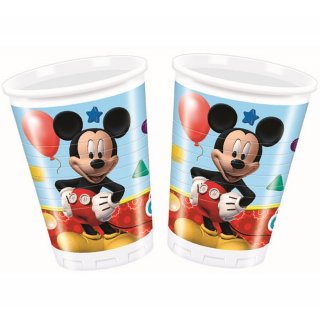 Plastové kelímky Mickey Mouse - Playful Mickey, 200ml, set 8ks (zn. Procos)