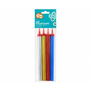 Dortové fontány, délka 18 cm, set 4ks (zn. Godan)