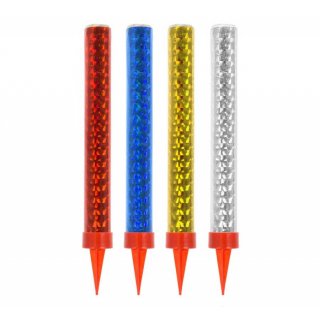 Dortová fontána - holografická, 12cm, set 12ks (zn. Godan)