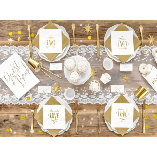 Zlaté konfety, kolečka (zn. PartyDeco)