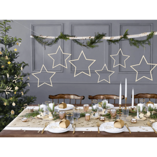 Skleněný svícen, rosegold barva, 6cm (zn. PartyDeco)