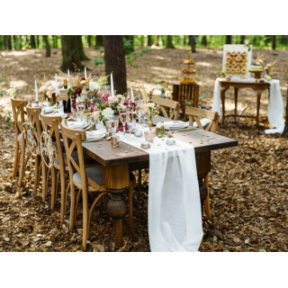 Skleněný svícen, stříbrná barva, 6cm (zn. PartyDeco)