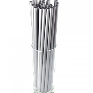 FAMILY JUMBO brčka 8x255mm stříbrná 50ks (znovu použitelná)