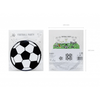 Ubrousky Fotbal - fotbalový míč, 7x27cm, set 20ks (zn. PartyDeco)