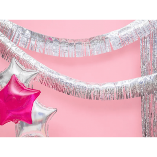Foliový balónek Hvězda, holografická, 48cm (zn. PartyDeco)