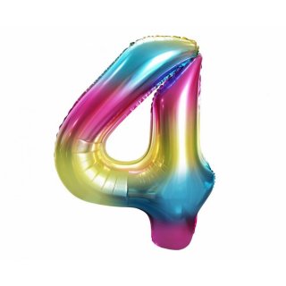 Číslice duhová 4 (85cm)