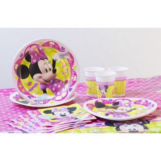 Papírové talířky Minnie Mouse, velikost 23 cm, set 8ks (zn. Procos)