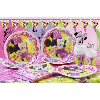 Papírové talířky Minnie Mouse, velikost 23 cm, set 8ks (zn. Procos)