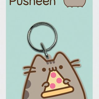 Klíčenka gumová, Pusheen (pizza)