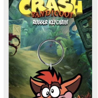 Klíčenka gumová, Crash Bandicoot - extra life