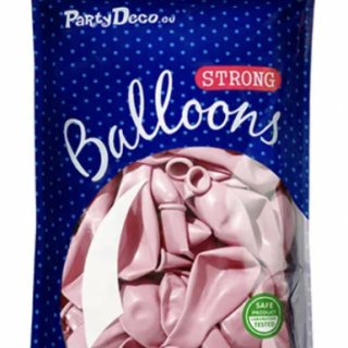 Balónky "Strong ballons" 30cm, metalický Candy pink