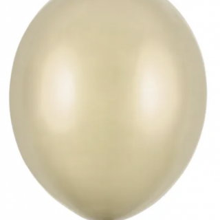 Balónky "Strong ballons" 30cm, metalická studená zlatá