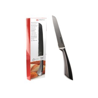 Nerezový nůž na chléb a pečivo, délka 33.5 cm (zn. Alpina)