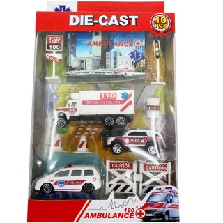 Dětský hrací set Záchranáři, 10ks