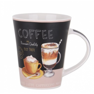 Hrnek COFFEE 350ml keramika 4 různé motivy