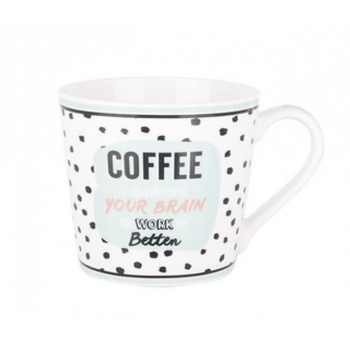 Hrnek COFFEE 380ml keramika, 2 motivy