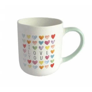 Hrnek I LOVE YOU, keramika 385 ML