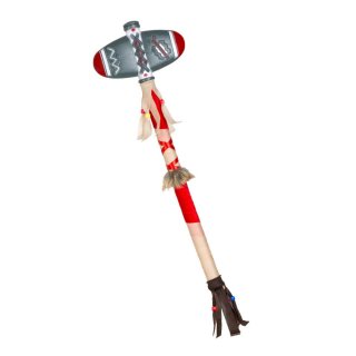 Indiánská "kamenná" sekyrka Hassun, plastová, délka 45cm (zn. BOLAND)