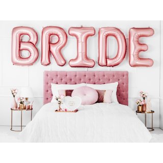 Kovová čelenka BRIDE - rosegold barva (zn. PartyDeco)