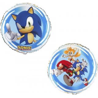 Kruh - Sonic 46cm fóliový balónek nafukovací